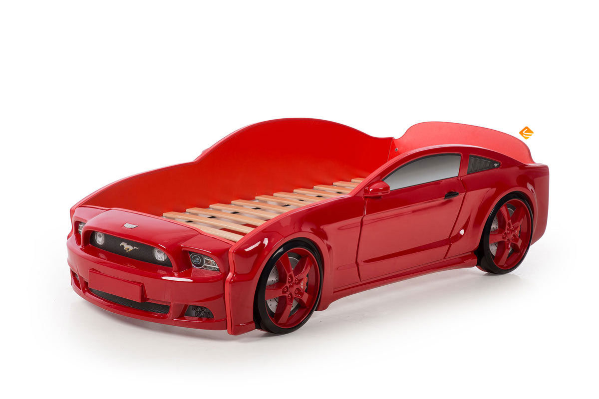 mustang 3d red